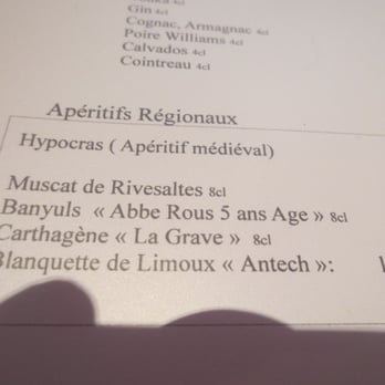 Adelaïde - Try some of southern aperitif.  I really liked Hypocras - French Near Me - Carcassonne, 11