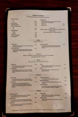 Menu photo 4 Harborwalk Restaurant Belfast, ME