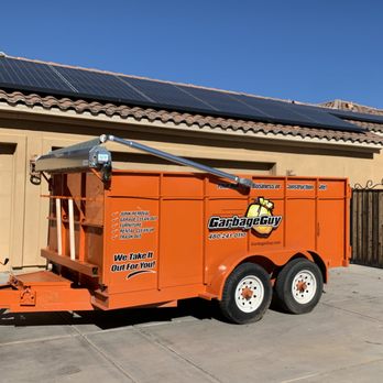 Garbage Guy - Dump trailer rental for this Queen Creek remodeling customer. - Junk Removal & Hauling Near Me - Mesa, Arizona