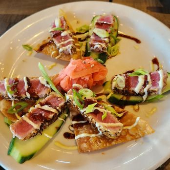 Not Your Average Joe's - Bethesda - Ahi Tuna Wontons - New American Near Me - Bethesda, Maryland Not Your Average Joe's - Bethesda - Ahi Tuna Wontons - New American Near Me - Bethesda, Maryland