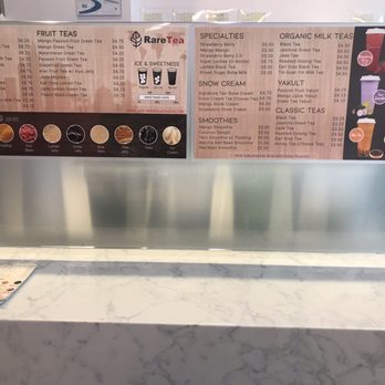 RareTea - Menu as of 12/01/18 - Bubble Tea Near Me - Sacramento, California RareTea - Menu as of 12/01/18 - Bubble Tea Near Me - Sacramento, California