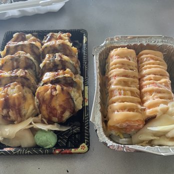 Fuji Mountain Steakhouse - Super Crunch Roll, Spicy Girl Roll - Japanese Near Me - Temple Hills, Maryland