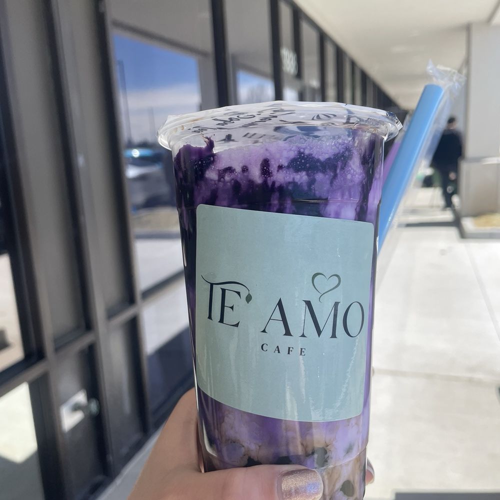 Te' Amo Cafe - Taro ube milk tea - Cafes Near Me - Overland Park, Kansas Te' Amo Cafe - Taro ube milk tea - Cafes Near Me - Overland Park, Kansas