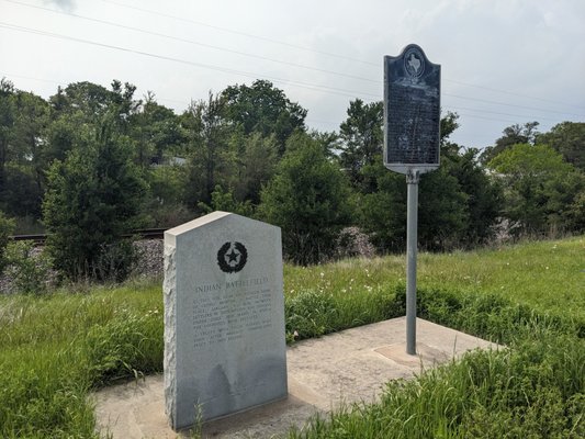 Indian Battlefield Historical Marker