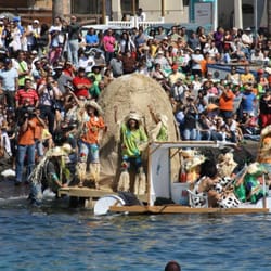 Carneval - ..Buschmänner gegen Steinzeitliche....