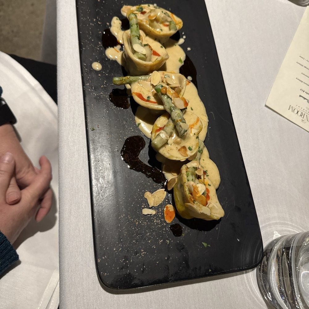 The Green Room Restaurant - Wild Mushroom Tortellini - New American Near Me - Florence, Oregon The Green Room Restaurant - Wild Mushroom Tortellini - New American Near Me - Florence, Oregon