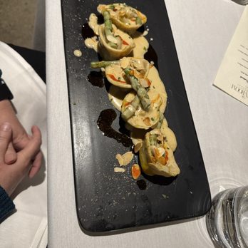 The Green Room Restaurant - Wild Mushroom Tortellini - New American Near Me - Florence, Oregon The Green Room Restaurant - Wild Mushroom Tortellini - New American Near Me - Florence, Oregon