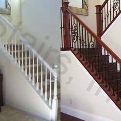 Stone Bay Construction - Stair Before and After