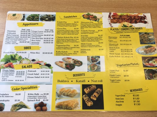 Menu photo 5 Cedars Mediterranean Grill Stroudsburg, PA Menu photo 5 Cedars Mediterranean Grill Stroudsburg, PA