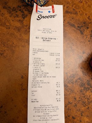 Menu photo 1 Snooze, an A.M. Eatery Arvada, CO Menu photo 1 Snooze, an A.M. Eatery Arvada, CO