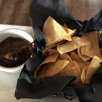 Gringos & Mariachis - House chips and salsa (adobo flavored?) - Tacos Near Me - Potomac, Maryland Gringos & Mariachis - House chips and salsa (adobo flavored?) - Tacos Near Me - Potomac, Maryland