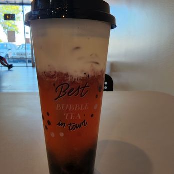 Bobo Tea House - Strawberry green tea with salted cheese - Bubble Tea Near Me - Hillsboro, Oregon Bobo Tea House - Strawberry green tea with salted cheese - Bubble Tea Near Me - Hillsboro, Oregon