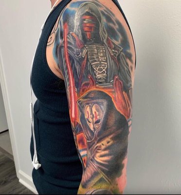 Electric Umbrella Tattoo by null