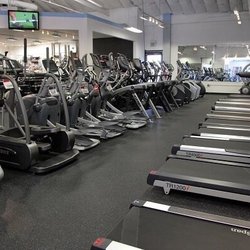 360 Fitness Superstore - Cardio Machines Galore! All plugged in and ready for you to try out!