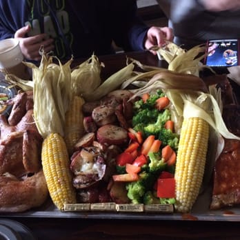 Three Broomsticks - Great feast(potatoes, corn, chicken and ribs) so good! - British Near Me - Orlando, Florida Three Broomsticks - Great feast(potatoes, corn, chicken and ribs) so good! - British Near Me - Orlando, Florida