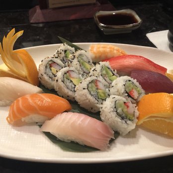 Sushi Zen - Yummy lunch - California Rolls in the middle - Sushi Bars Near Me - Brighton, Michigan