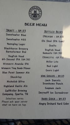 Menu photo 2 Foglight Foodhouse Walling, TN