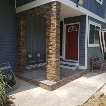 Priddy Chimney Solutions - After ledger stone and slate! - Chimney Sweeps Near Me - Beltsville, Maryland