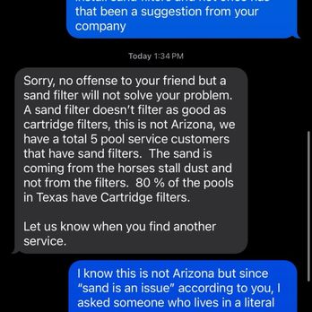 Pinch A Penny Pool Patio Spa - Text exchange from the owner which spiraled to unprofessional - Hot Tub & Pool Near Me - Conroe, Texas Pinch A Penny Pool Patio Spa - Text exchange from the owner which spiraled to unprofessional - Hot Tub & Pool Near Me - Conroe, Texas