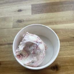 ice cream portion
