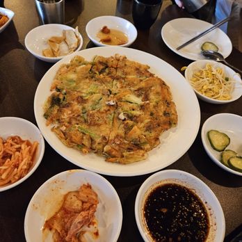 Han Mi Jeong - Seafood pancake - Korean Near Me - Chicago, Illinois Han Mi Jeong - Seafood pancake - Korean Near Me - Chicago, Illinois
