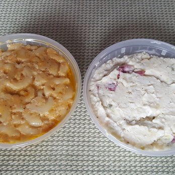 Nana's Southern Kitchen - Two sides selected, mac & cheese and potato salad (6/8/22) - Seafood Near Me - Kent, Washington
