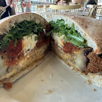 Safta - Crispy eggplant sandwich - Middle Eastern Near Me - Denver, Colorado