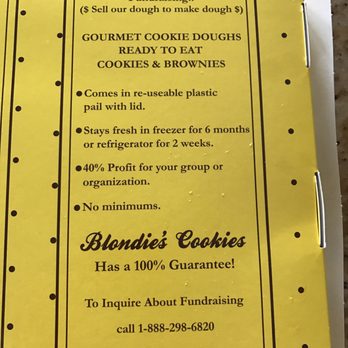 Blondie's Cookies - Not 100% satisfied. - Bakeries Near Me - Greenwood, Indiana Blondie's Cookies - Not 100% satisfied. - Bakeries Near Me - Greenwood, Indiana