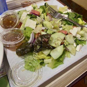 Brick Diner - A Greek salad with large chunks of feta cheese - American Near Me - Brick, New Jersey