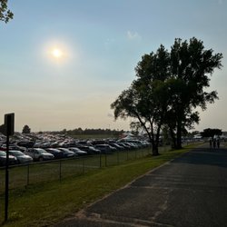 Somerset Amphitheater - View of parking.