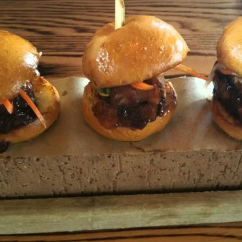 Whiskey Cake Kitchen & Bar - 3 Little Pigs- Pork Belly Sliders - New American Near Me - Katy, Texas Whiskey Cake Kitchen & Bar - 3 Little Pigs- Pork Belly Sliders - New American Near Me - Katy, Texas