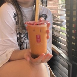 thai tea with oreo crumble 100% sweet thai tea with oreo crumble 100% sweet