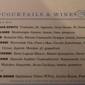 L'Amico - Cocktail menu - Italian Near Me - New York, New York L'Amico - Cocktail menu - Italian Near Me - New York, New York