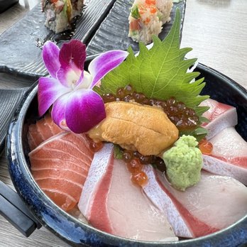 Toyosu - HOKKAIDO DON - $35 - Japanese Uni, Ikura, Salmon, and Hamachi over Sushi Rice. - Sushi Bars Near Me - Walnut Creek, California Toyosu - HOKKAIDO DON - $35 - Japanese Uni, Ikura, Salmon, and Hamachi over Sushi Rice. - Sushi Bars Near Me - Walnut Creek, California