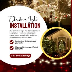 Willy's Property Service - Call to book light installation for this upcoming season.
