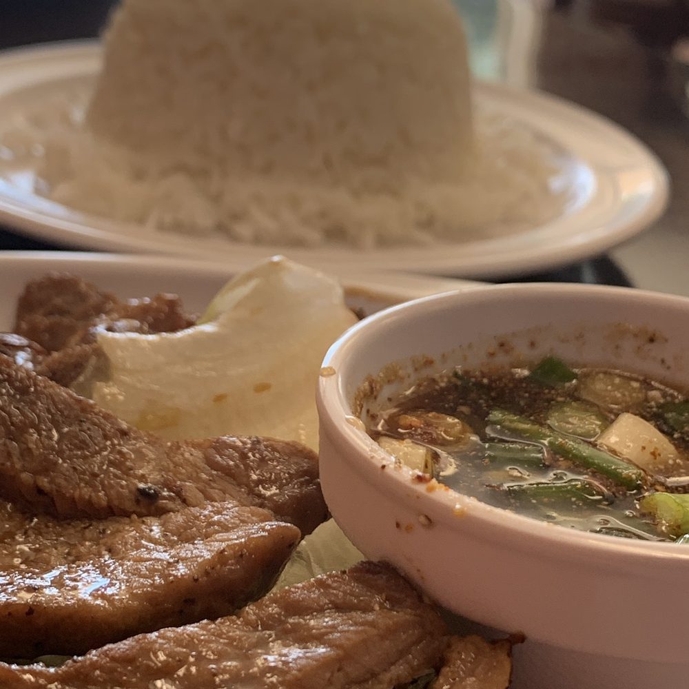 Riverside Thai Kitchen - 42. Crying Tiger with White Rice - Thai Near Me - Riverside, California Riverside Thai Kitchen - 42. Crying Tiger with White Rice - Thai Near Me - Riverside, California