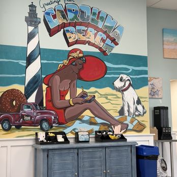Island Bagels - Mural on the wall - Breakfast & Brunch Near Me - Carolina Beach, North Carolina Island Bagels - Mural on the wall - Breakfast & Brunch Near Me - Carolina Beach, North Carolina
