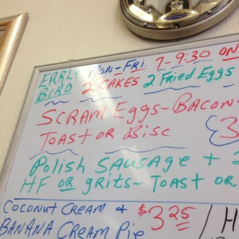 Siren’s Spoon - Breakfast Specials on the board. - American Near Me - Spring Hill, Florida Siren’s Spoon - Breakfast Specials on the board. - American Near Me - Spring Hill, Florida