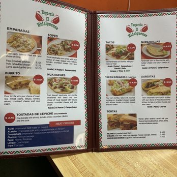 Taqueria El Hidalguense - Menu - Mexican Near Me - Valdosta, Georgia Taqueria El Hidalguense - Menu - Mexican Near Me - Valdosta, Georgia