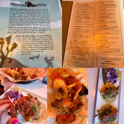 Menu photo 1 Snakebite Roadhouse Yucca Valley, CA