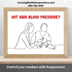 Crossing Health Acupuncture - Acupuncture has the potential to lower blood pressure in patients with hypertension.