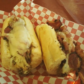 Uncle Giuseppe's - The Good Fellas:   Pastrami, Horseradish Cheddar, Peppers, Lettuce, Tomato, Onion and Mustard on a roll. Forget-About-It! (#5). - Italian Near Me - Garden City, Idaho