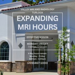 Valley MRI & Radiology - Hey there, Turlock! We are expanding our MRI hours starting 8/10/26. To upload your order/schedule an appointment, visit us at valleymri.com