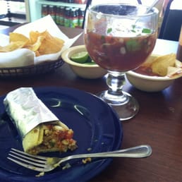 Yummy! Fish taco and shrimp cocktail! Small authentic, amazing flavor! Yummy! Fish taco and shrimp cocktail! Small authentic, amazing flavor!