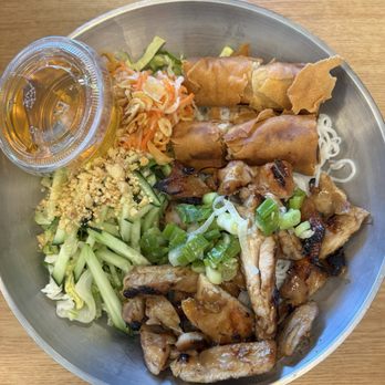 Pho Kitchen - #74 BBQ Chicken & Egg Rolls Vermicelli - Vietnamese Near Me - San Jose, California Pho Kitchen - #74 BBQ Chicken & Egg Rolls Vermicelli - Vietnamese Near Me - San Jose, California