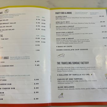 The Chocolate Factory - 7/28/23 Menu - Ice Cream & Frozen Yogurt Near Me - Cedarburg, Wisconsin