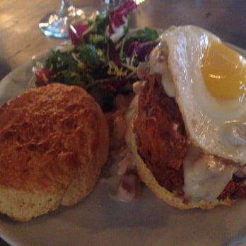 Social - Biscuits and fried chicken at brunch so good! - New American Near Me - Costa Mesa, California