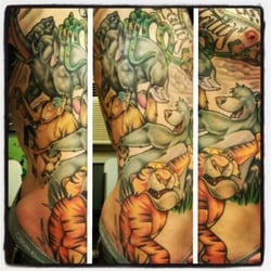 Looking Glass Tattoos - Jungle Book Tattoo by CJ
