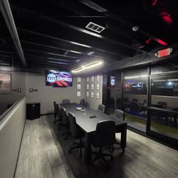 Falak Hookah Lounge & Shop - Conference room. Great space to work or study. Available to reserve for corporate meetings.