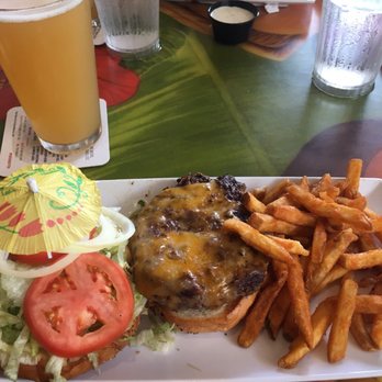 Cheeseburger In Paradise - At least it had an umbrella in it?! - Burgers Near Me - Honolulu, Hawaii Cheeseburger In Paradise - At least it had an umbrella in it?! - Burgers Near Me - Honolulu, Hawaii